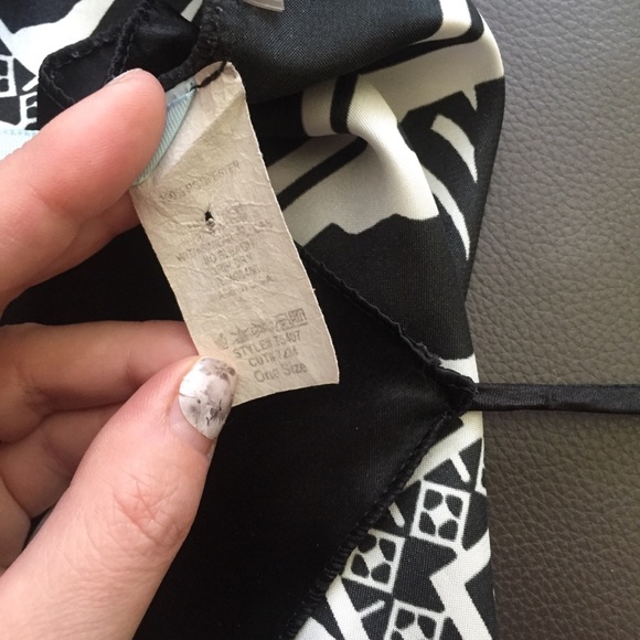 Zebra Print Handkerchief Top - Picture 2 of 2